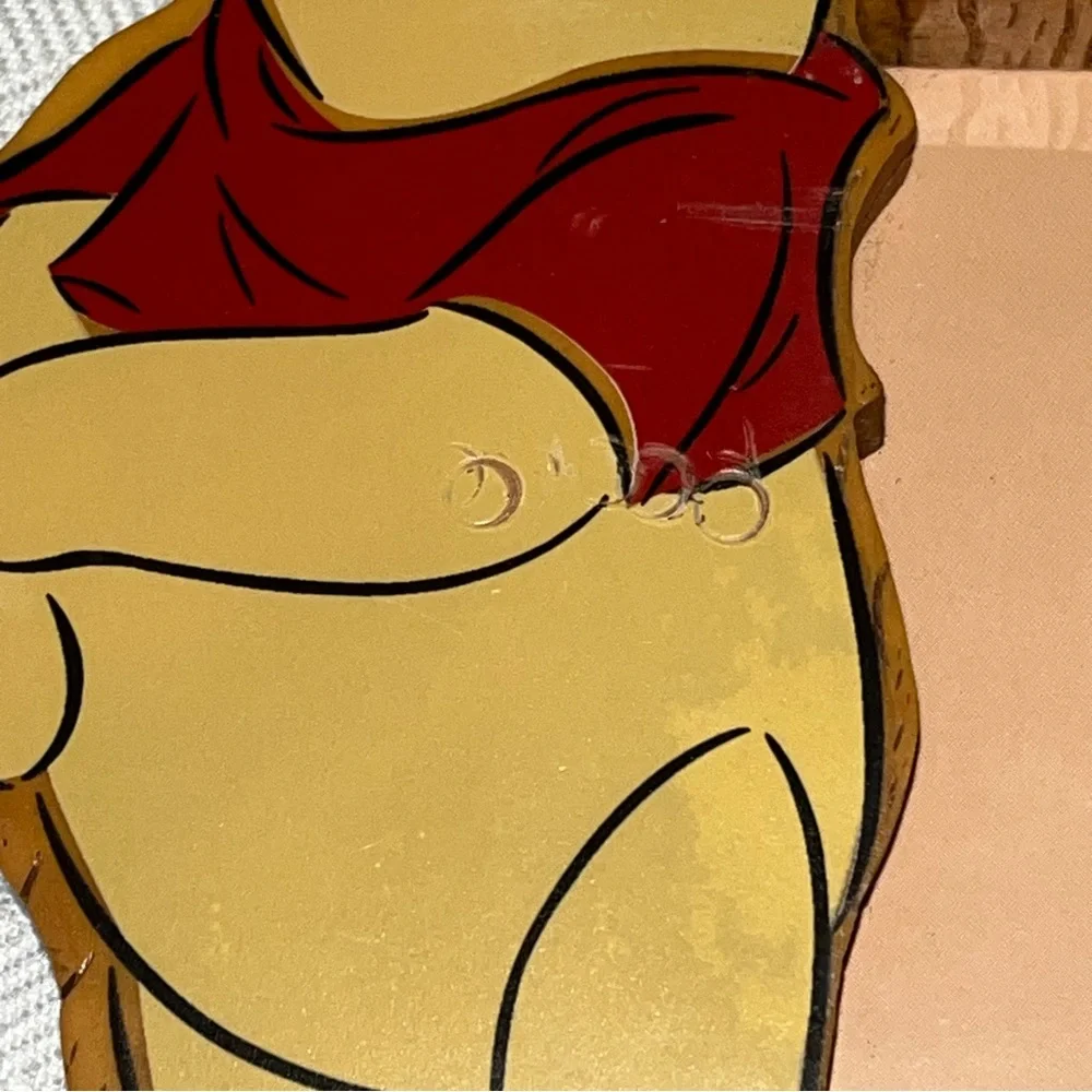 Disney Store Winnie the Pooh Picture Frame Holds 5” x 3 1/2” Picture‎